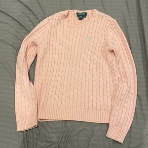 Baby Pink Ralph Lauren Knit Sweater
